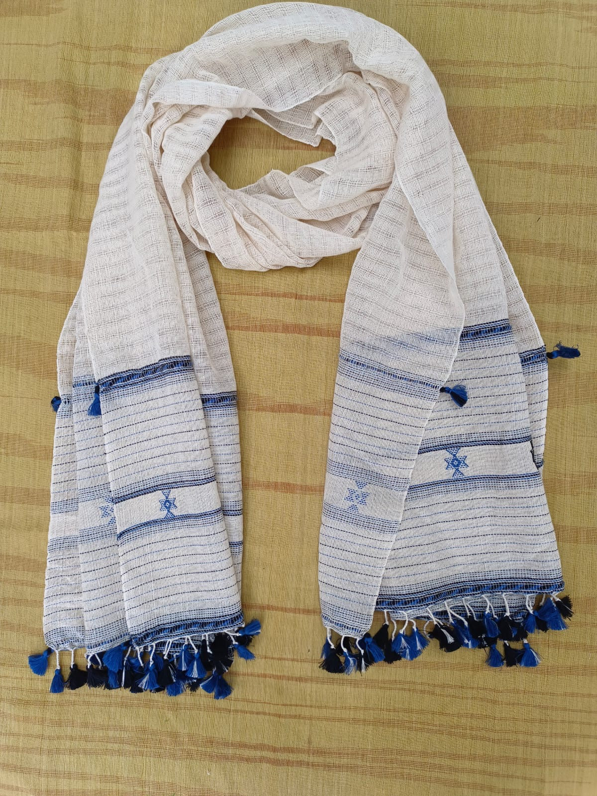Kutch stoles with mirror work