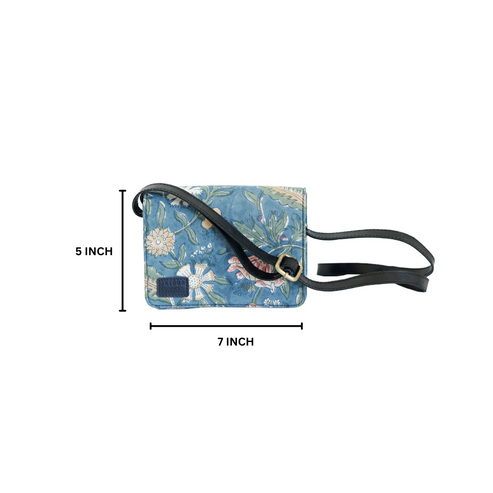 Spring Morning Blockprinted Cross Body Bags