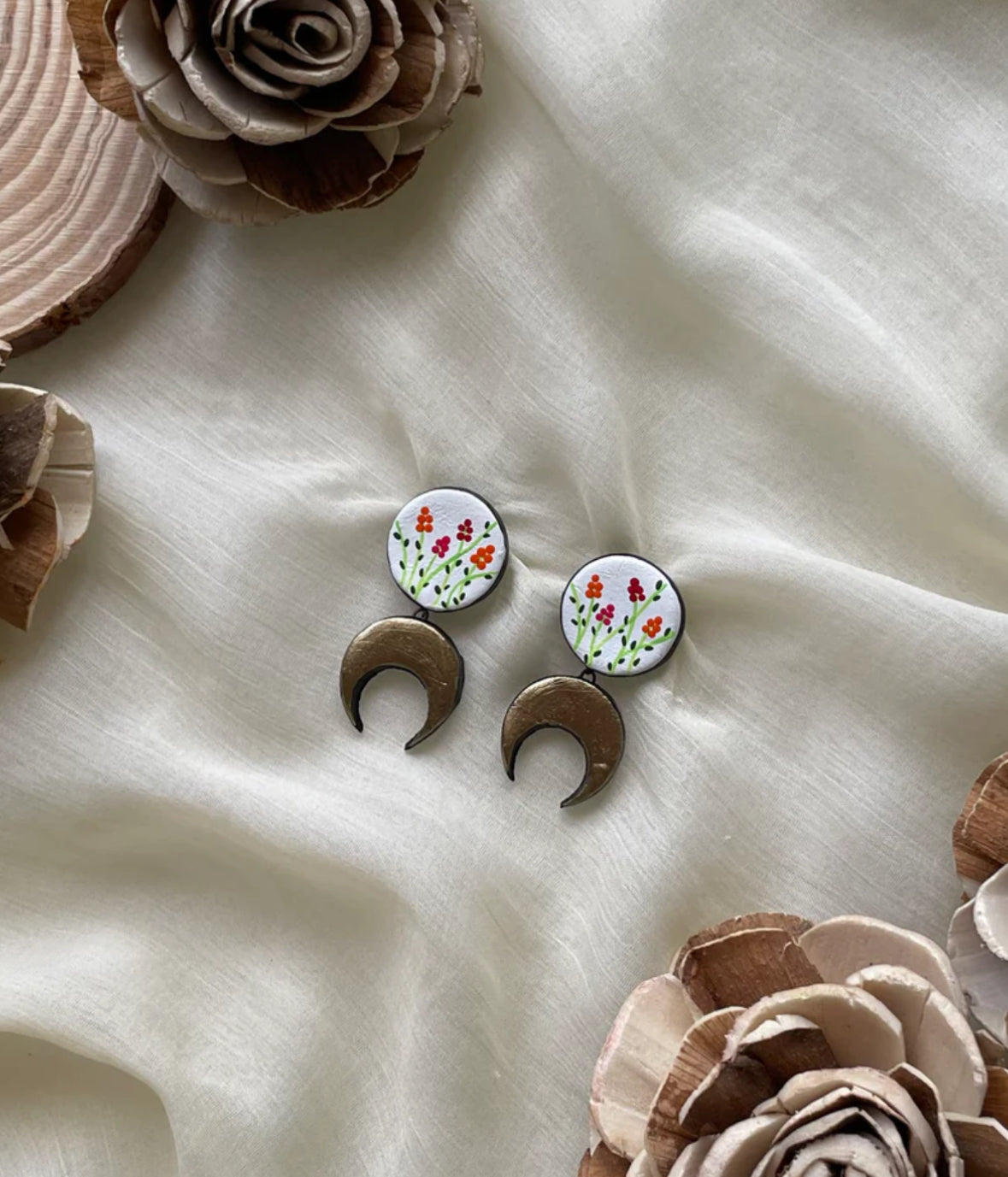 2 Step Terracota Earrings
