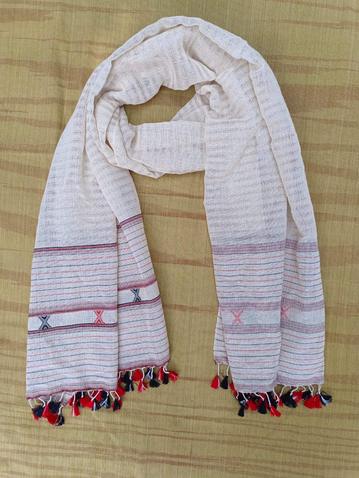 Kutch stoles with mirror work