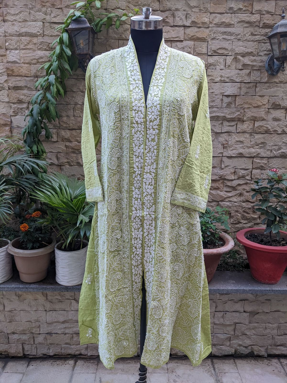 Hand Embroidered Kota Cotton Shrug