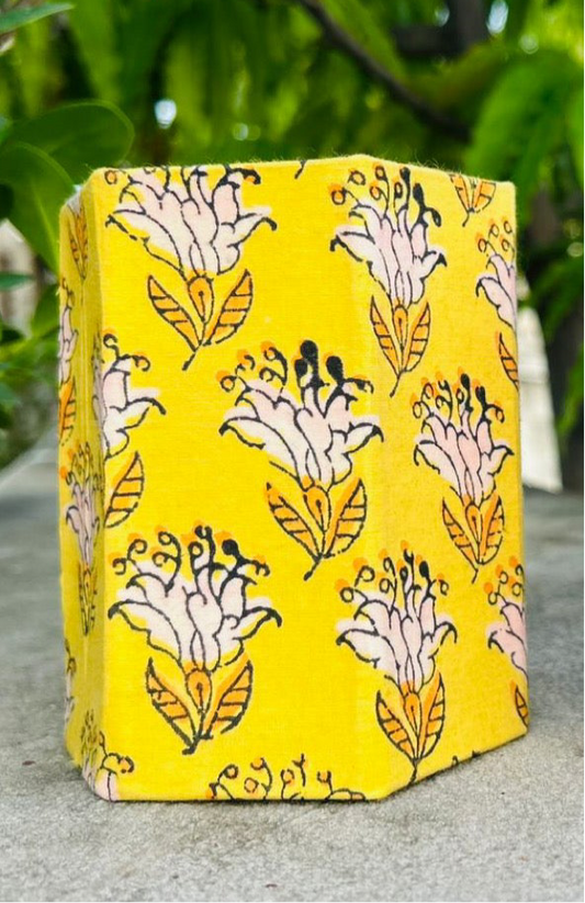 Handblock Print Fabric Pen Stand