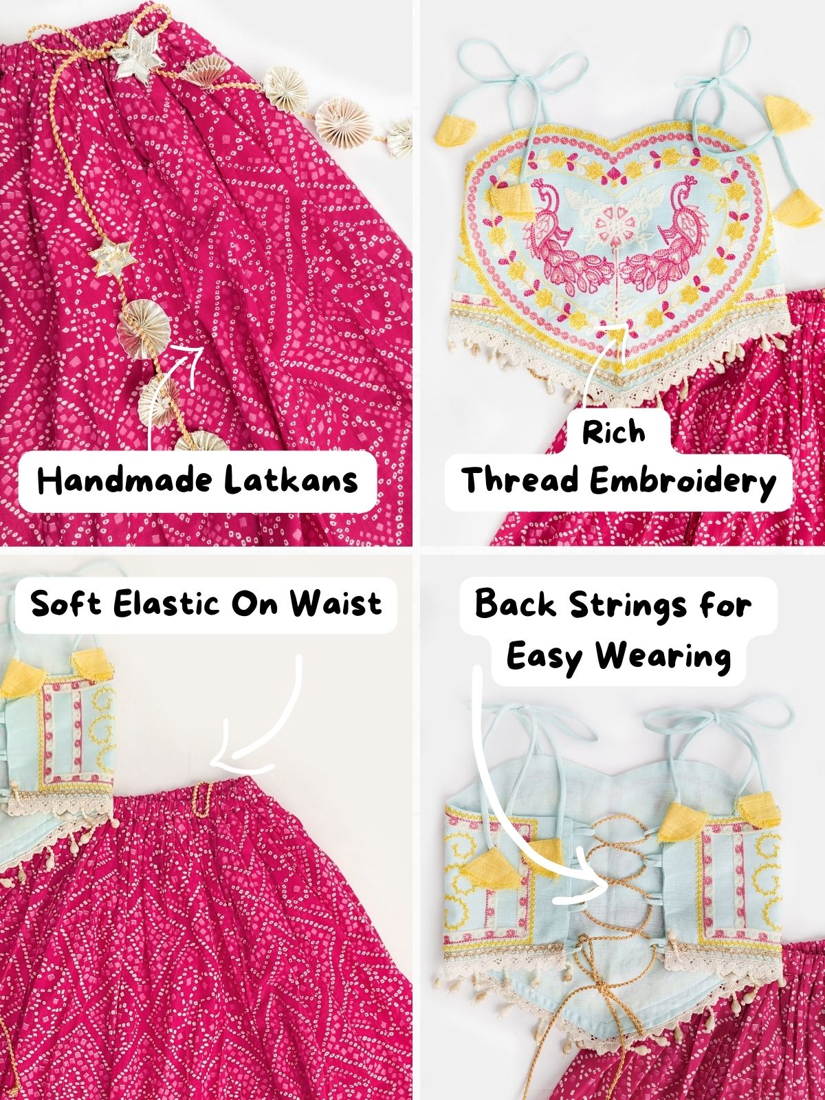 Kids Lehenga Choli Set