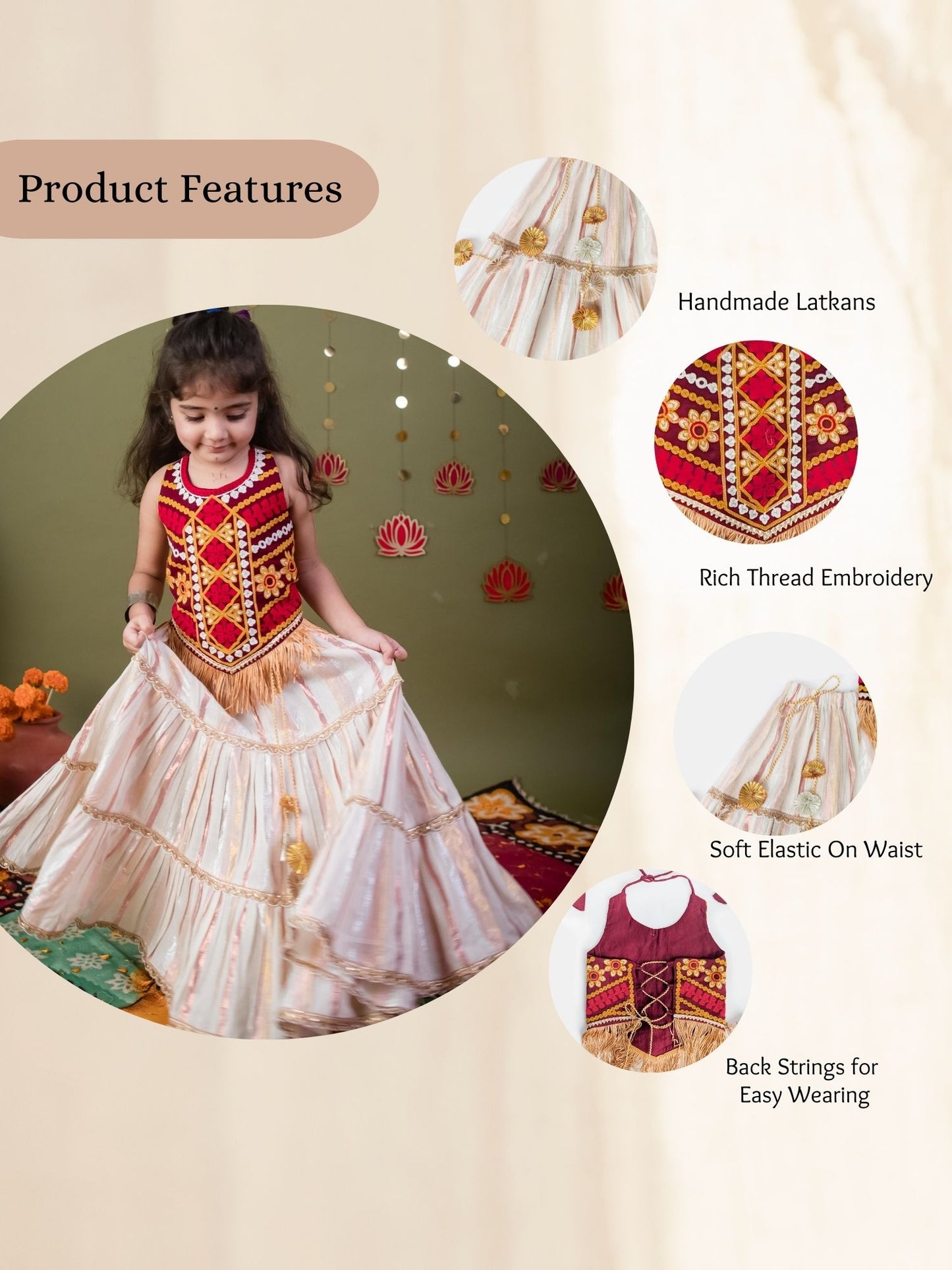 Kids Lehenga Choli Set