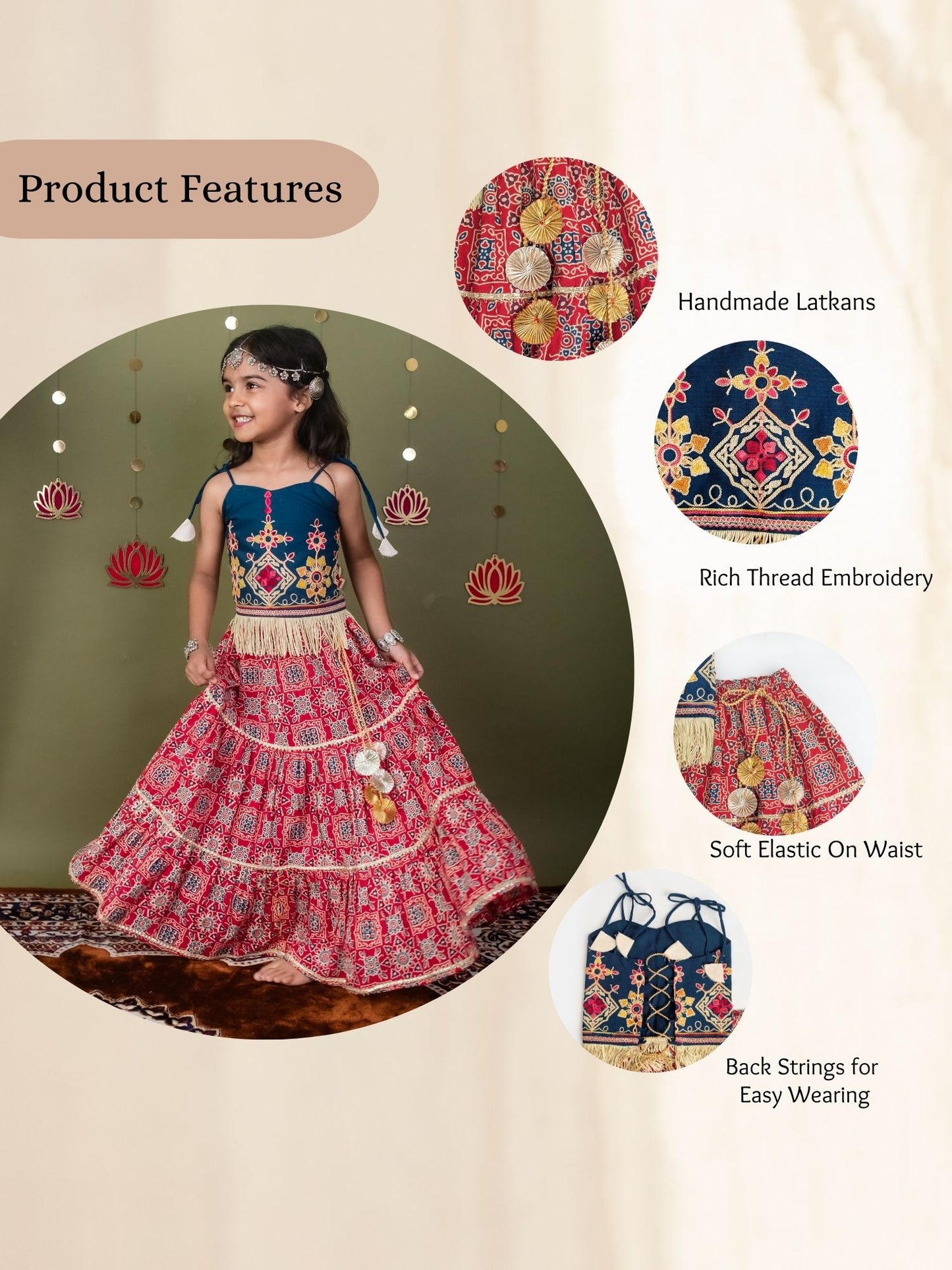 Kids Lehenga Choli Set