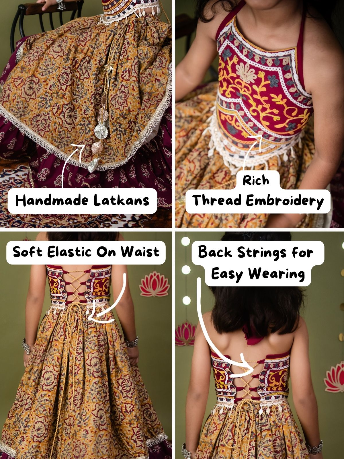 Kids Lehenga Choli Set