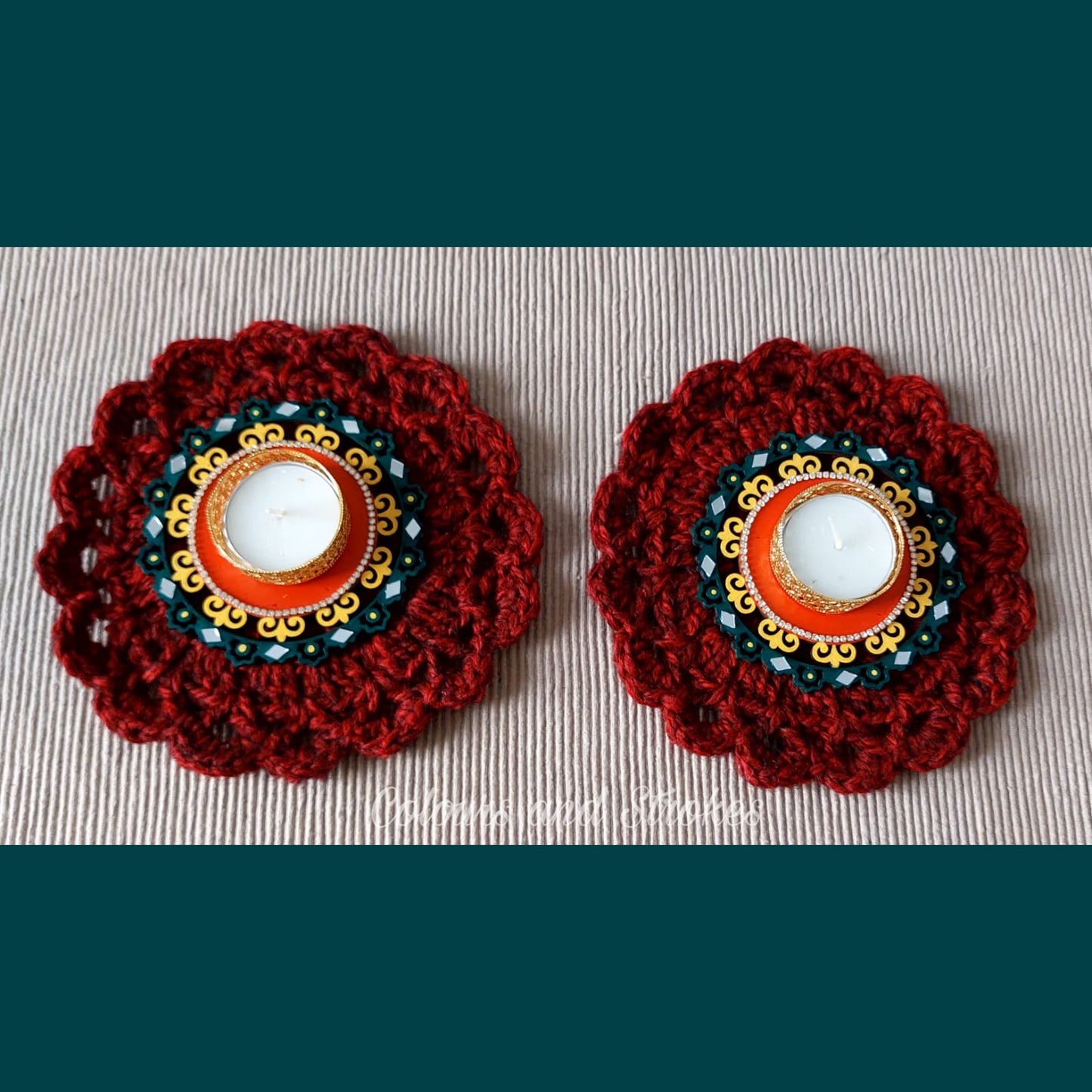 Crochet Tea Light Holder
