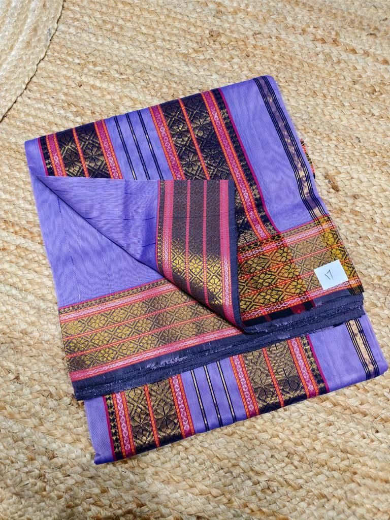 Indori Silk Cotton Zari Pallu Saree