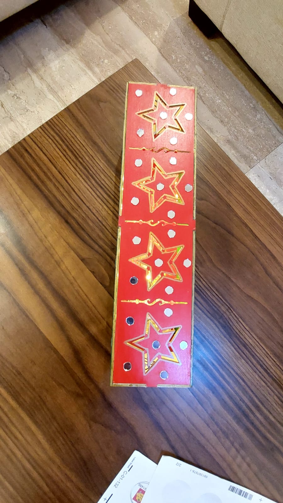 Christmas Themed Handpainted Light Box