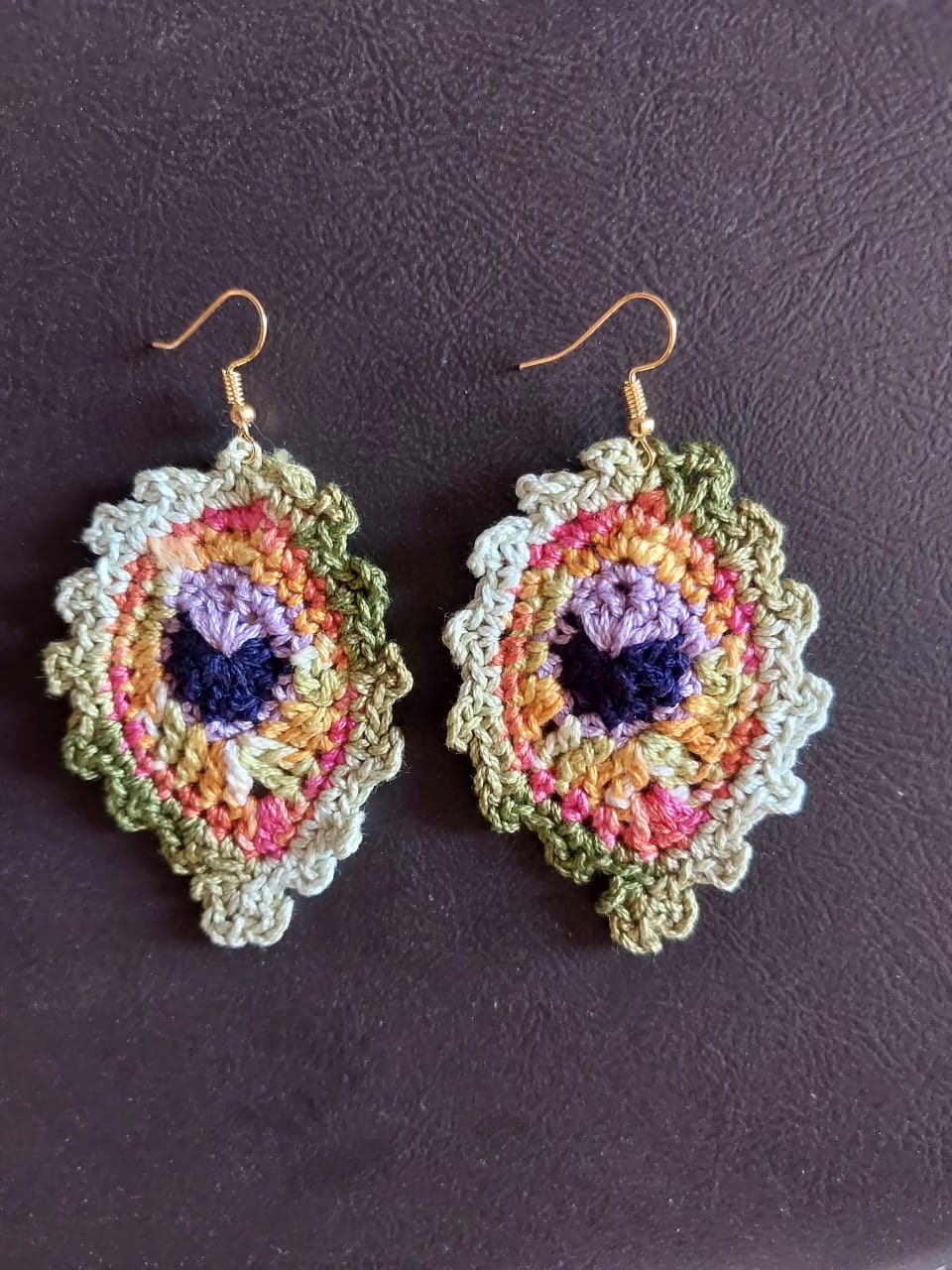 Leaf Crochet Earring