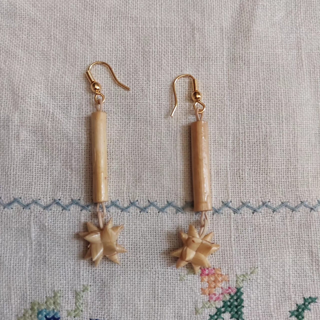 Bamboo earrings