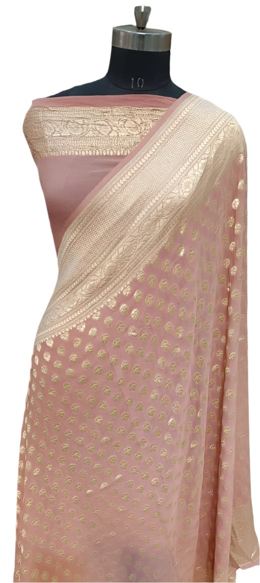 Banarasi Khaddi Georgette Silk Saree