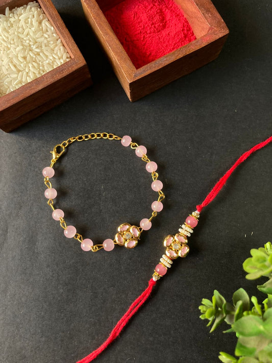 Bhaiya Bhabhi Bracelet Rakhi Set