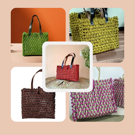 Sabai Grass Mesh Tote Bag