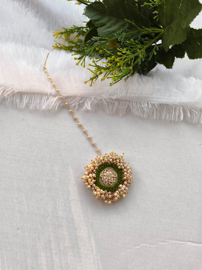 Handmade Fabric Jewellery Set for wedding