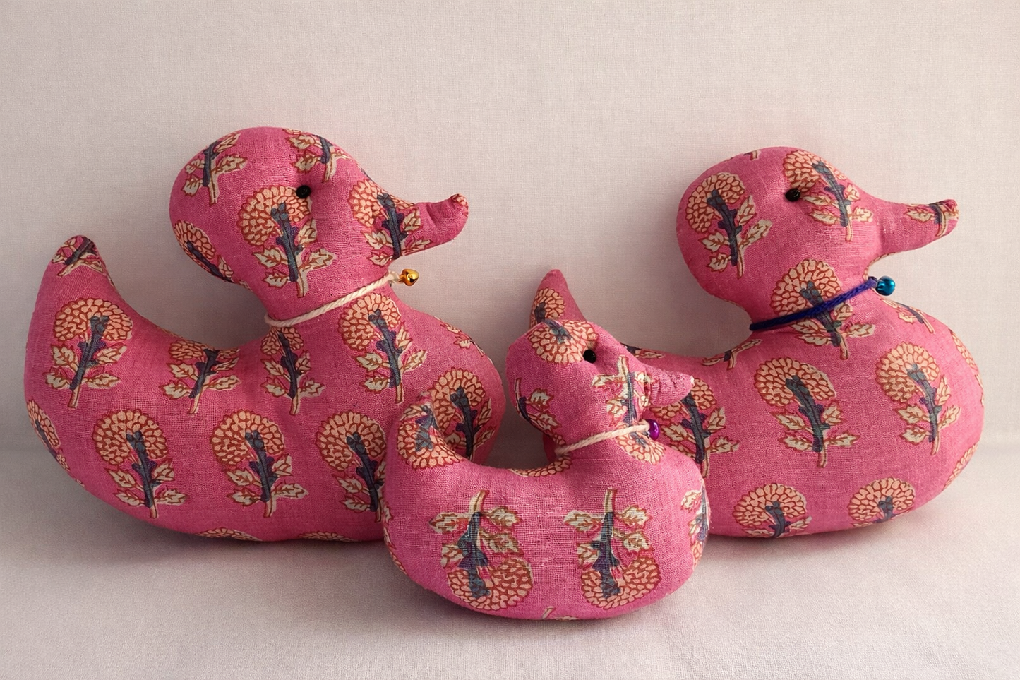 Handmade Fabric Duck Toy for Kids