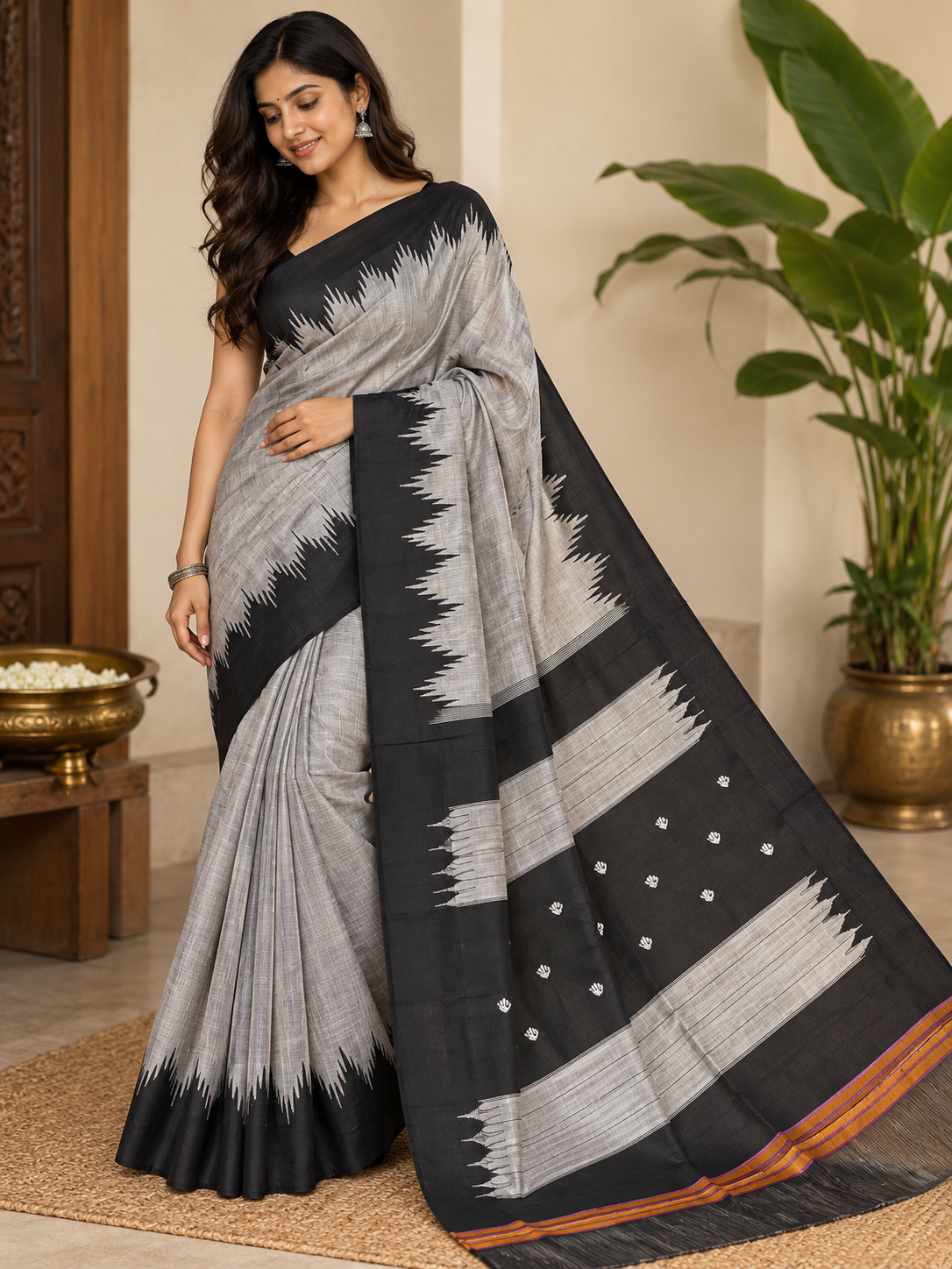 Pure Silk Handwoven Ilkal Saree | Ilkal Silk Saree