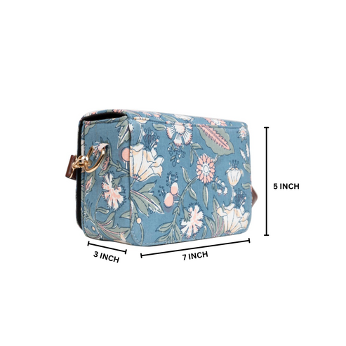 Spring Morning Blockprinted Cross Body Bags