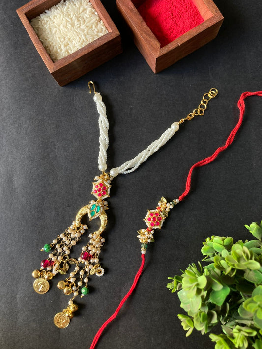 Bhaiya Bhabhi Bracelet Rakhi Set