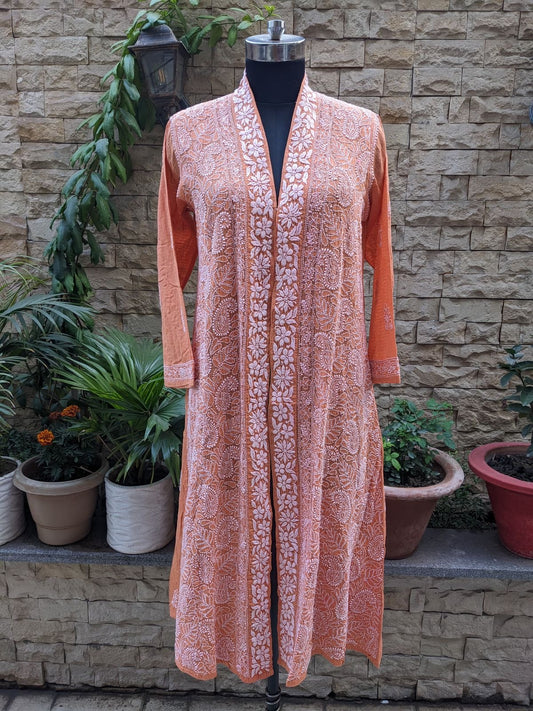 Hand Embroidered Kota Cotton Shrug