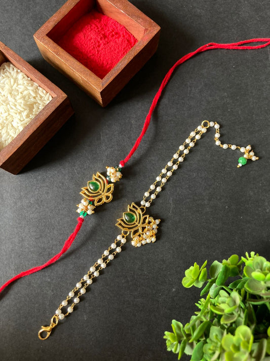 Bhaiya Bhabhi Bracelet Rakhi Set