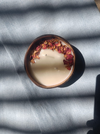 Coconut Shell Candle