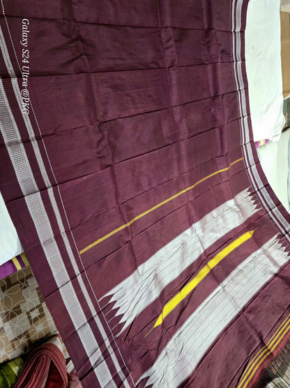 Pure Silk Handwoven Ilkal Saree | Ilkal Silk Saree