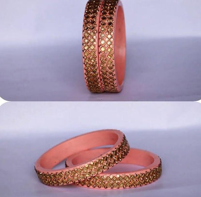 Kundan Lakh  Bangles  Set of 2