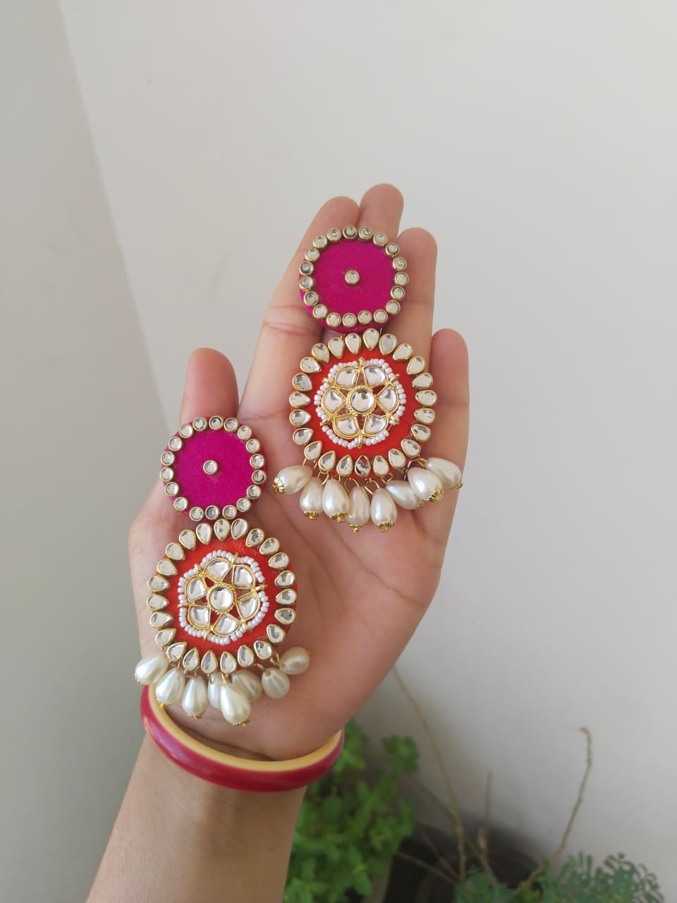 Handmade Fabric earrings