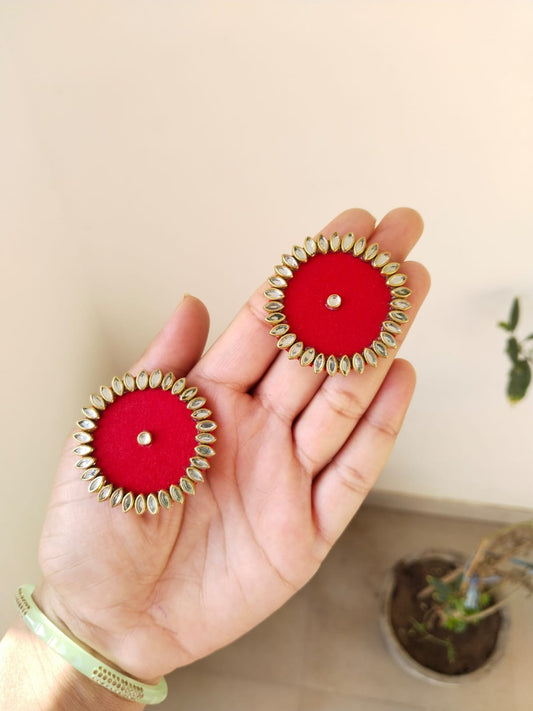 Handmade Fabric earrings