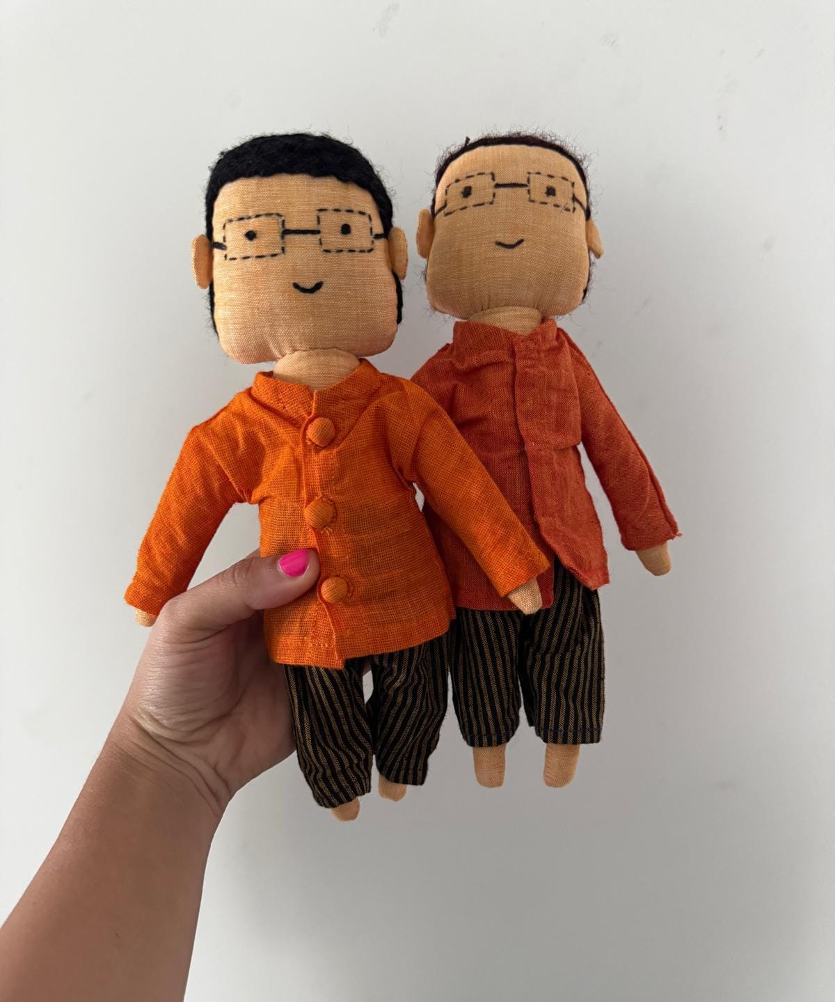 Handmade Fabric Boy Doll Toy for Kids
