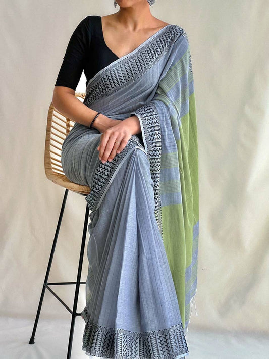 Pure Khadi Saree