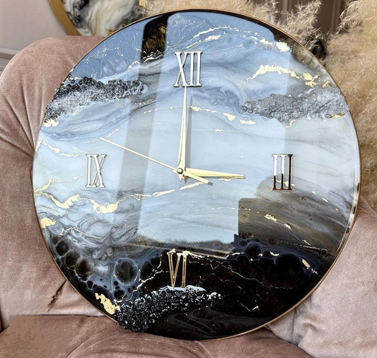 Resin Art Wall Clock