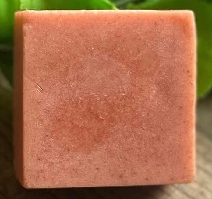 French Pink Clay Handcrafted Bathing Bar 100g