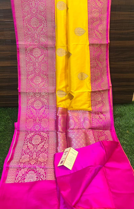 Pure  Banarsi Katan silk