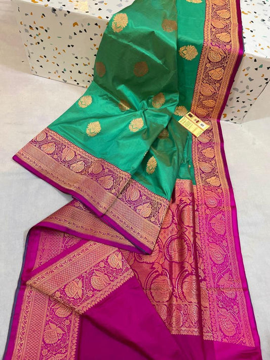 Pure  Banarsi Katan silk