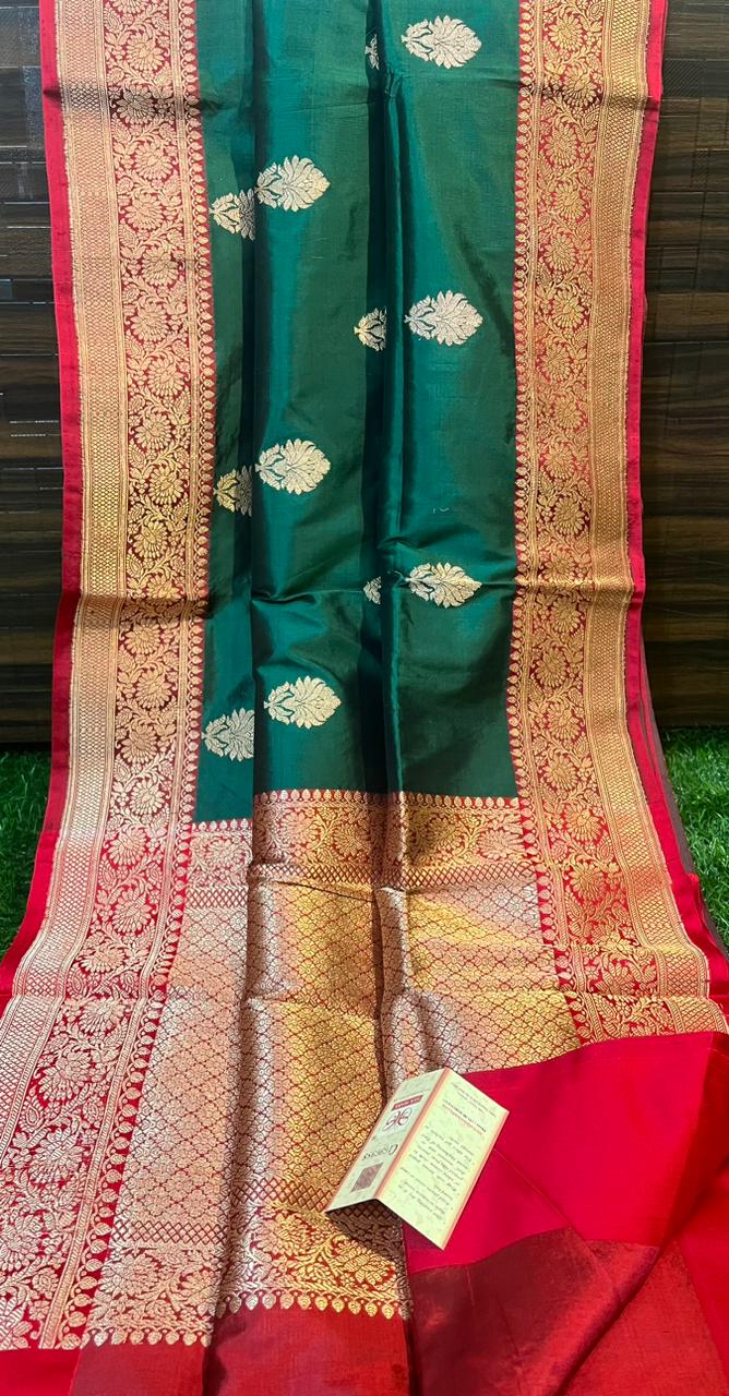 Pure  Banarsi Katan silk