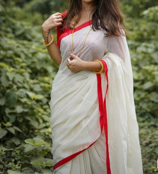 Pure Mul Saree