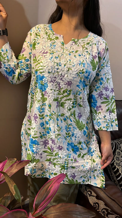 Mulmul Printed Short Kurti