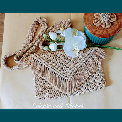 Handmade Macrame Sling Bag