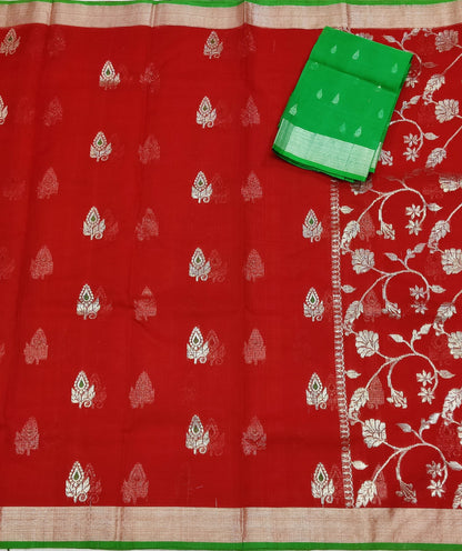 Handloom Pure Zari Kota Silk Saree