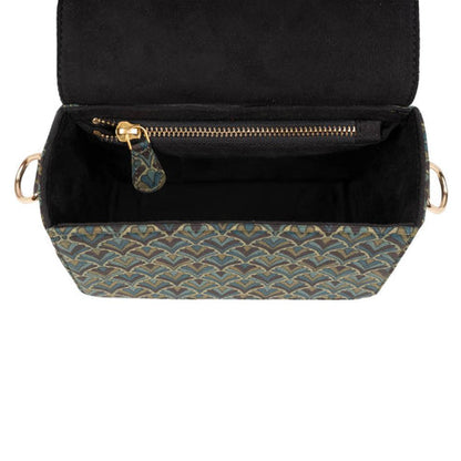 Olive Mist Blockprinted Cross Body Bags